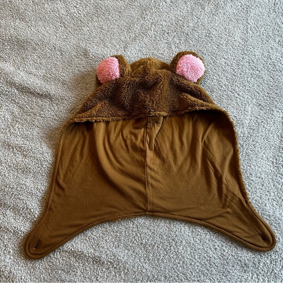 Charming Brown Bear Mini Dress with Hood - Picture 5 of 9